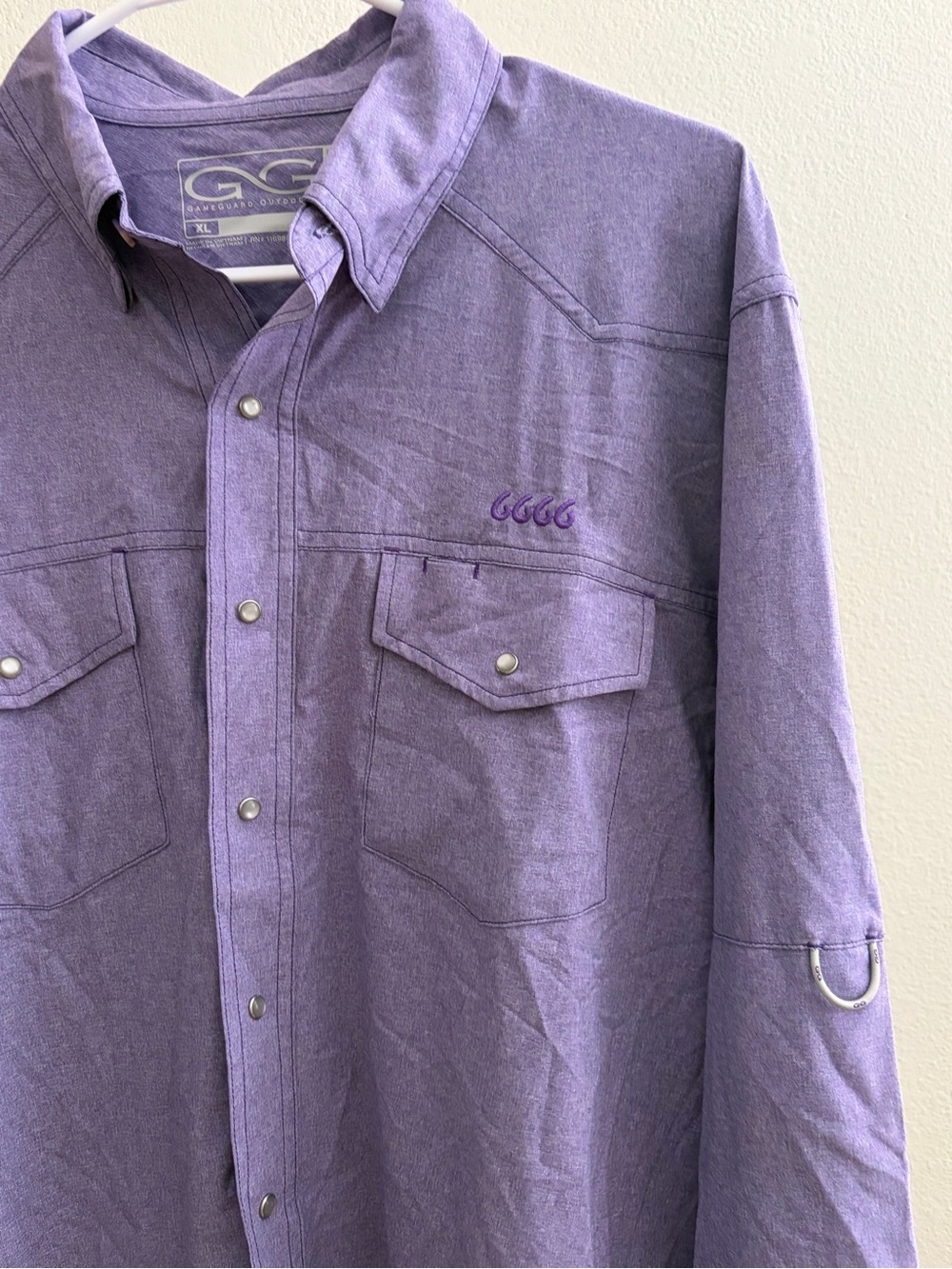 Four Sixes Ranch Button Down - Picture 3 of 6